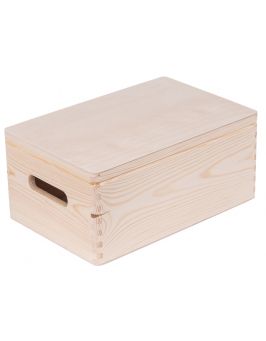 Skrzynia drewniana sosnowa z deklem 30x20cm