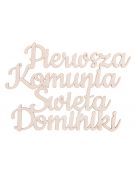 Ozdoba drewniana Komunia Święta 1