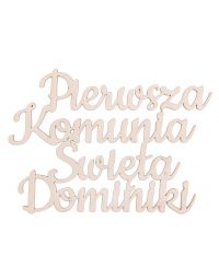 Ozdoba drewniana Komunia Święta 1