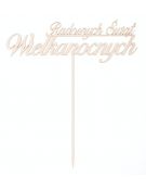 Wielkanoc Napis drewniany Topper