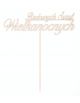 Wielkanoc Napis drewniany Topper