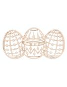 Jajko jajka Wielkanocne J3 koszyczek ozdoby