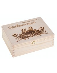 Pudełko drewniane 22x16x8  Prezent na WIELKANOC grawer