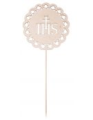 Topoper na Tort Pierwsza Komunia IHS 1 dodatki