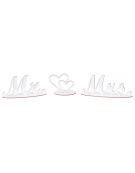 Napis na Stół Pary Młodej Mr Mrs Ślub