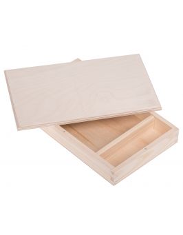 Drewniane Pudełko na zdjęcia i pendrive Decoupage