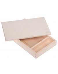 Drewniane Pudełko na zdjęcia i pendrive Decoupage