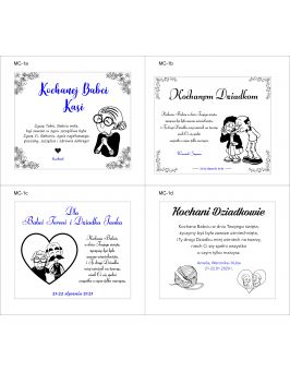 Topper na tort ROCZEK urodziny biały