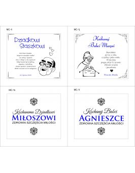 Topper na tort ROCZEK urodziny biały