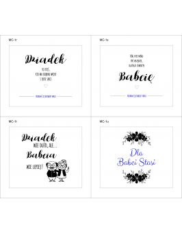 Topper na tort ROCZEK urodziny biały