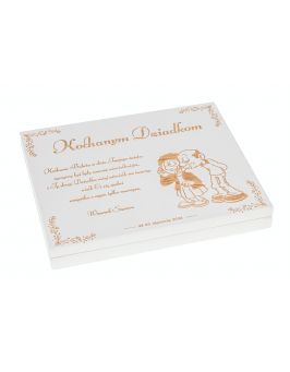 Topper na tort ROCZEK urodziny biały