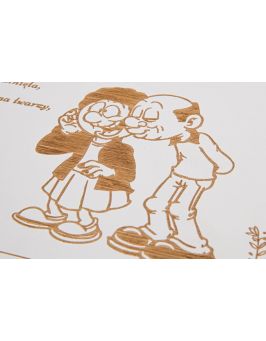 Topper na tort ROCZEK urodziny biały