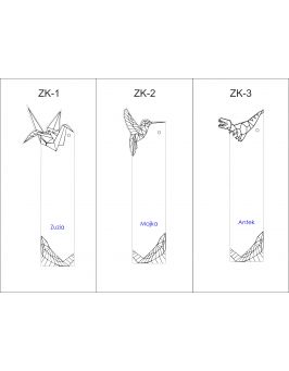 Zakładka do książki z imieniem (grawer)