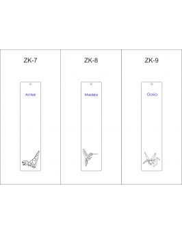 Zakładka do książki z imieniem (grawer)