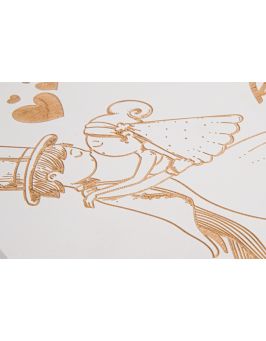 Topper na tort ROCZEK urodziny biały