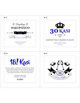 Topper na tort ROCZEK urodziny biały