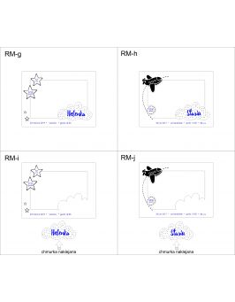 Ramka na zdjęcie z metryczką dziecka