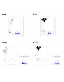 Ramka na zdjęcie z metryczką dziecka