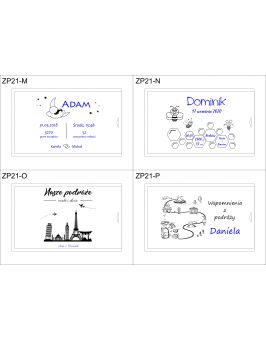 Pudełko na zdjęcia i pendrive 15x21 z grawerem - orzech