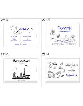 Pudełko na zdjęcia 15x21 orzech z grawerem