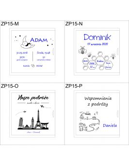 Pudełko na zdjęcia i pendrive z metryczką dziecka