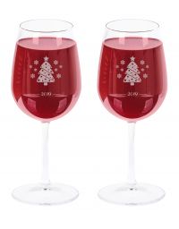 Kieliszki do Wina Święta, Sylwester grawer 2szt
