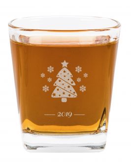 Szklanka do whisky Sylwester Święta grawer