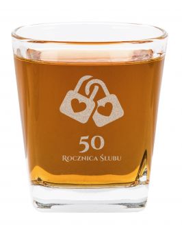 Szklanka do whisky Rocznica Ślubu grawer