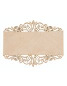Tabliczka drewniana ażurowa ozdoba decoupage
