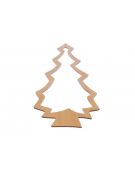 Zawieszka świąteczna - Choinka 18 cm C2