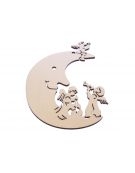 Zawieszka na choinkę - Księżyc D4