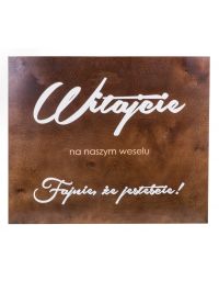 Tablica powitalna GOŚCI weselna DEKORACJE ŚLUBNE
