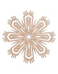 Bombka, zawieszka gwiazdka - K7