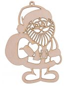 Bombka, zawieszka mikołaj - K8