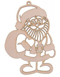 Bombka, zawieszka mikołaj - K8