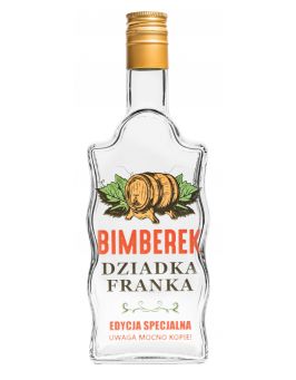 BUTELKA FALA 500ML NA BIMBER WÓDKE PREZENT DZIEŃ DZIADKA nadruk