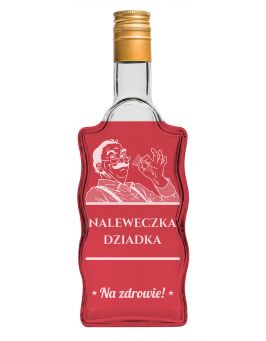 Butelka fala 500ml na bimber dla Dziadka grawer