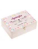 Pudełko wspomnień metryczka prezent 22x16, nadruk