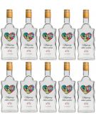 10x Butelka Fala 500ml Walentynki nadruk