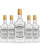5x Butelka na nalewkę szklana Fala 500ml, nadruk