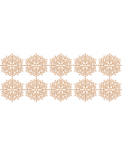 Bombki ozdoby choinkowe O3 10szt