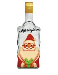 BUTELKA NA NALEWKI ŚWIĄTECZNE FALA 500ML nadruk