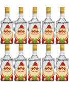 10x BUTELKA NA NALEWKI ŚWIĄTECZNE FALA 500ML nadruk