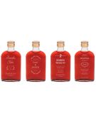 Piersiówka butelka prezent na urodziny 4szt 200ml grawer