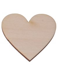 Drewniane serce 5x5 cm 1 szt.