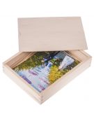 Drewniane pudełko na zdjęcia 15x21cm