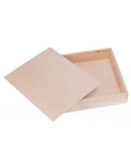 DREWNIANE PUDEŁKO NA ALBUM 32,5x27,5 cm