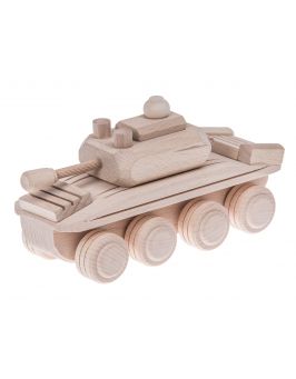 Czołg wojskowy drewniana zabawka