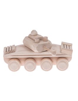 Czołg wojskowy drewniana zabawka