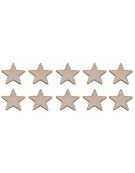 Drewniana gwiazdka 5x5 cm zawieszka 10 szt.